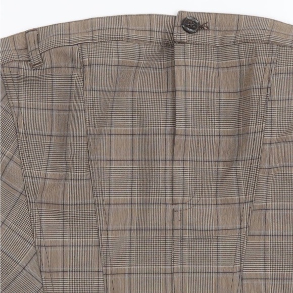 ZARA PLAID CORSET TOP - Picture 5 of 6